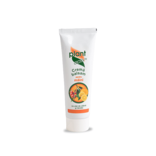 Cremă balsam pentru mâini cu ulei de cătină și lămâie - Plant Activ® - 125 ml
